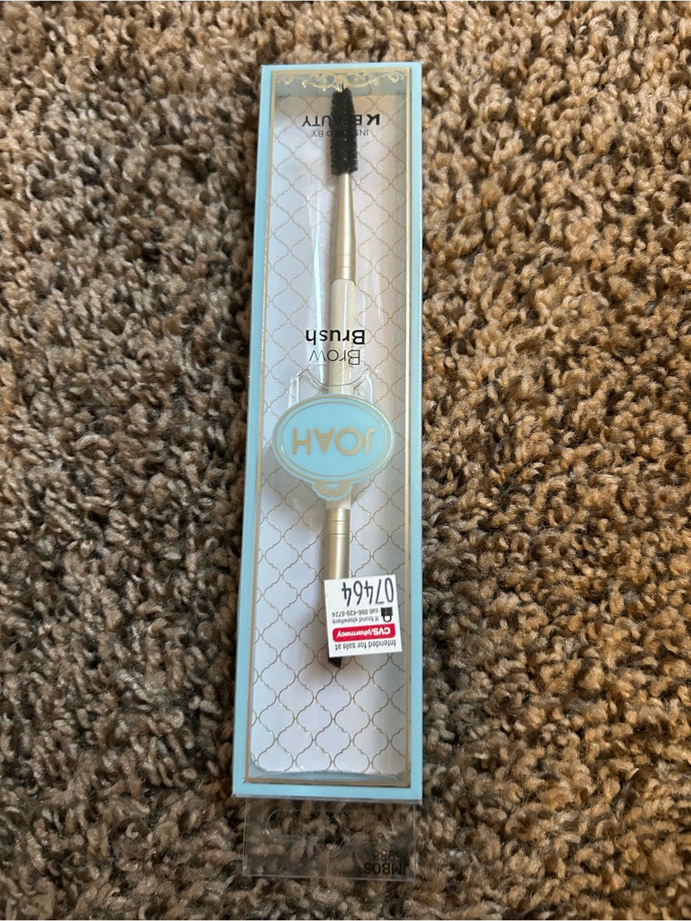 J.O.A. Double-Ended Brow Brush in Light Blue